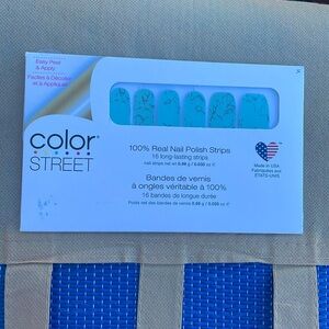 Color street Mojave Turquoise nail polish strips